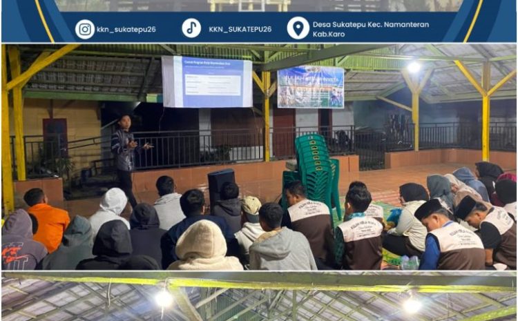  Dorong Penguatan Kapasitas Pemuda Desa Sukatepu sebagai Penggerak Pembangunan Desa,Mahasiswa KKN UINSU 2026 Gelar Seminar Kepemudaan