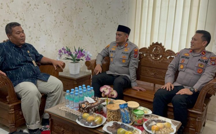  Kapolres Binjai Bersama PJU Jalin Sinergi dengan Ketua Pengadilan Agama Binjai