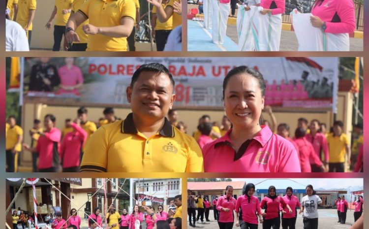 Semarak HUT Kemerdekaan Ke-81 RI, Polres Toraja Utara Gelar Olahraga dan Lomba Tradisional Bersama Bhayangkari dan Masyarakat