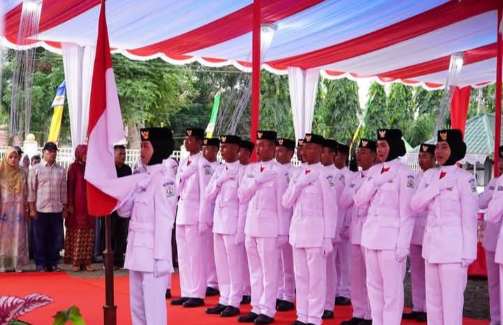  Tekankan Semangat Kepemimpinan Generasi Muda,Bupati Aceh Tamiang Kukuhkan 30 Anggota Paskibraka 2026