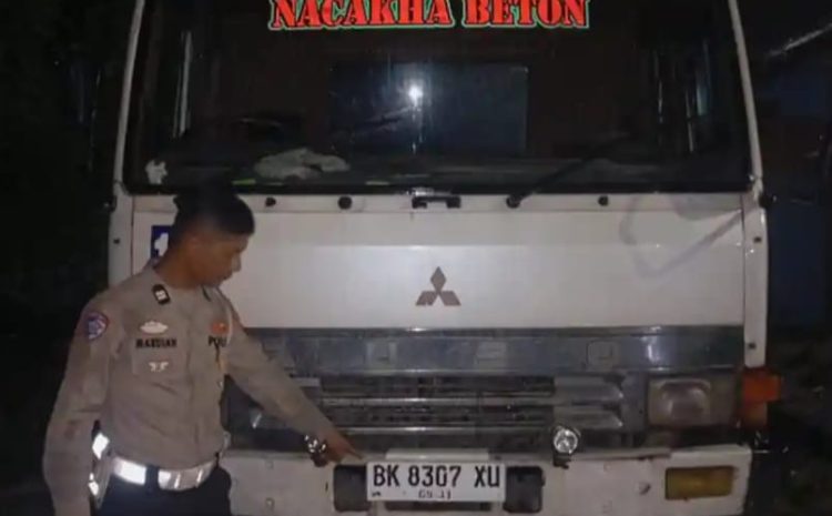  Ditabrak Truk Molen,Lansia 68 Tahun Tewas di Medan Labuhan