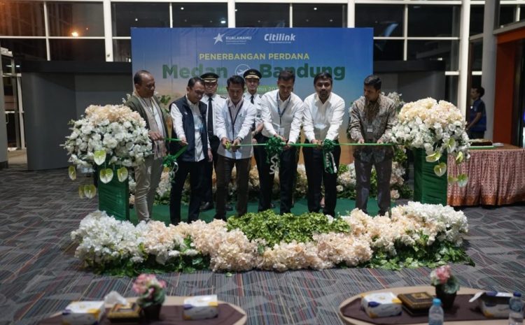  Kualanamu Perluas Konektivitas,Citilink Kembali Layani Rute Bandung