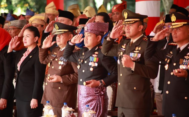  Gelorakan Semangat Merah Putih,Kapolres Langkat Hadiri Upacara HUT RI ke-81