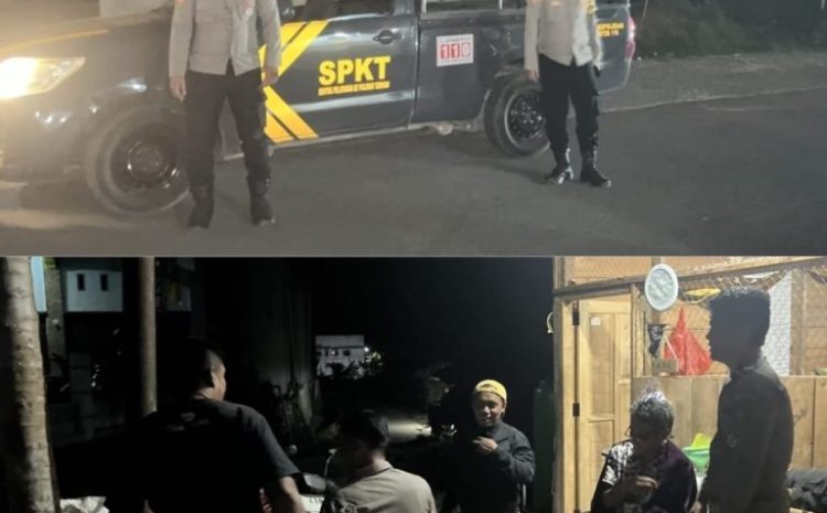 Cegah Kriminalitas Malam Hari,Pamapta II Polres Toraja Utara Gencarkan Patroli Beat dan Dialogis