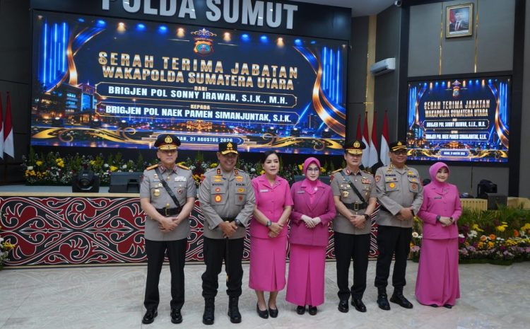  Brimob Polda Sumut Hadiri Sertijab Wakapolda, Momentum Penguatan Soliditas dan Sinergitas