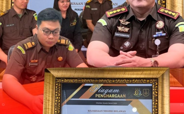  Kejari Belawan Sabet Peringkat Pertama Pemulihan Aset Se-Indonesia Kategori Kejaksaan Negeri Tipe B