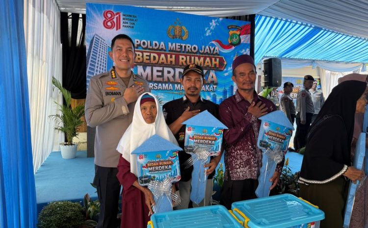  Polsek Jatiuwung Hadir untuk Masyarakat melalui Program “Bedah Rumah Merdeka, Rumah Layak Huni”