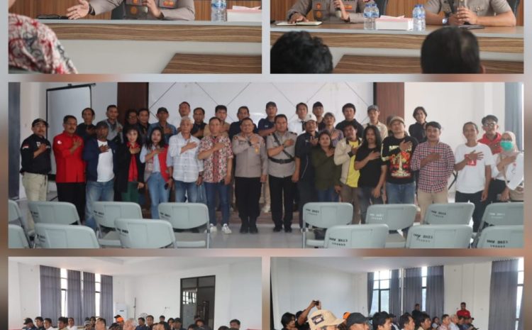  Perkuat Kemitraan dan Transparansi Informasi,Kapolres Toraja Utara Gelar Silaturahmi Hangat Bersama Insan Pers