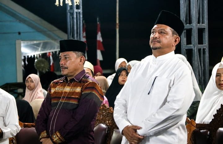  Bupati Aceh Tamiang Hadiri Maulid Nabi di Alur Manis,Dorong Semangat Bangkit Pascabanjir