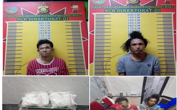  Polda Sumsel Gagalkan Peredaran 1 Kilogram Sabu di Kontrakan Letnan Murod