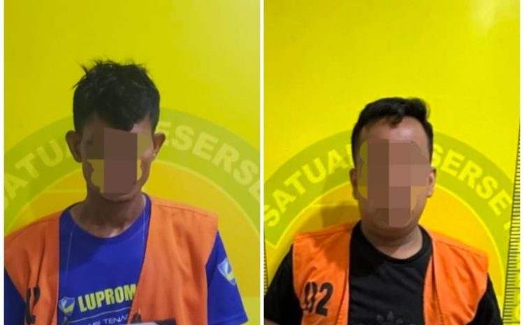 Jual Sabu, Dua Warga Tanjung Morawa Ditangkap Satres Narkoba Polresta Deli Serdang