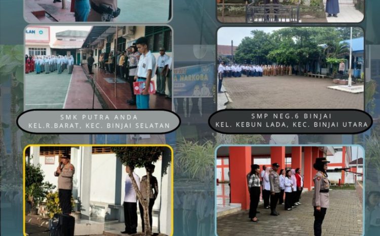  Wujudkan Generasi Muda Berkarakter, Kapolres Binjai Dorong Program “Police Go To School