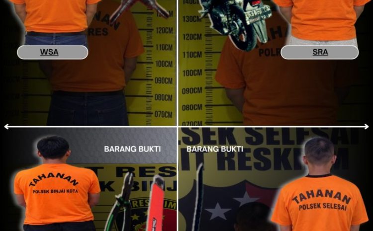  Kapolres Binjai Tegaskan Komitmen Berantas Curat, Empat Pelaku Diamankan