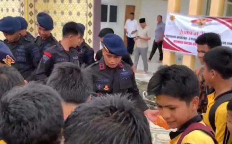  Jaga Keamanan Rutan, Gegana Brimob Sumut Razia Gabungan di Lapas Tanjung Gusta Medan