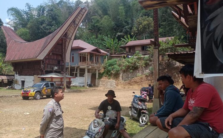  Cegah Kebakaran Saat Kemarau,Polsek Tondon Nanggala Imbau Warga Bijak Sikapi Dampak El Nino