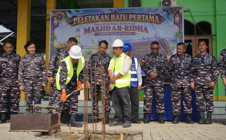  Banjir 2025 Jadi Pemicu, Kodaeral I Mulai Renovasi Masjid Ar Ridha di Kompleks Barakuda