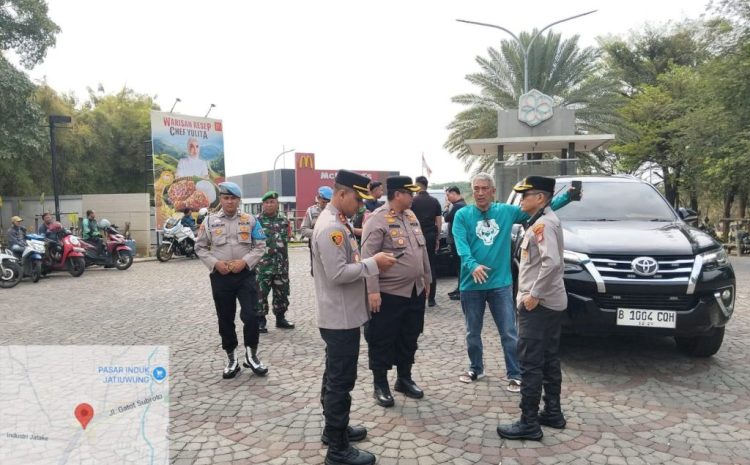  Kapolres Metro Tangerang Kota Tinjau Langsung Pergerakan Massa Buruh Menuju Jakarta