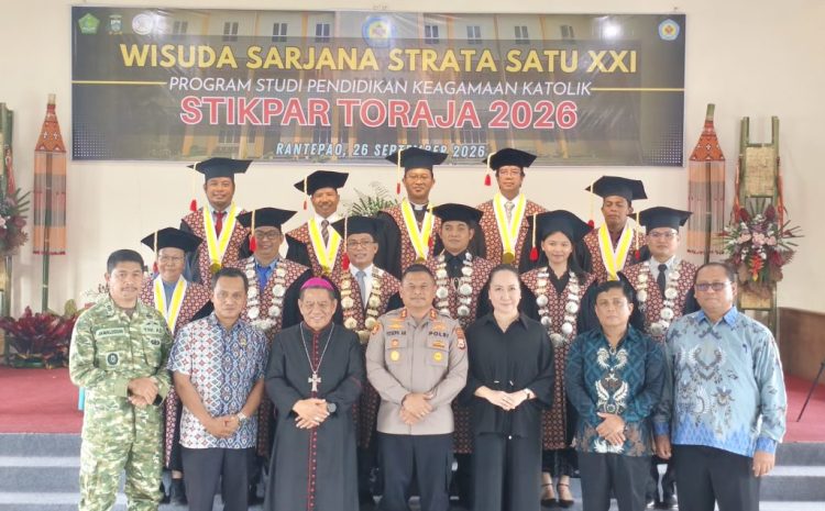  Kapolres Toraja Utara Hadiri Wisuda STIKPAR,Dorong Lulusan Jadi Teladan di Tengah Masyarakat