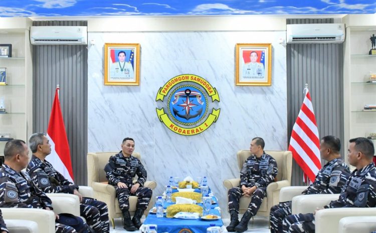  Skomlekal dan Kodaeral I Perkuat Sinergi Komunikasi dan Elektronika TNI AL