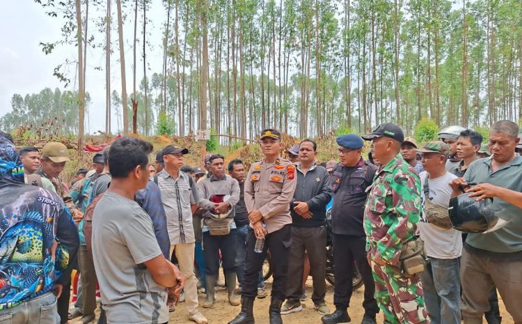  Brimob Sumut Bersama Polres Padang Lawas Cegah Karhutla, Imbau Masyarakat Jaga Hutan