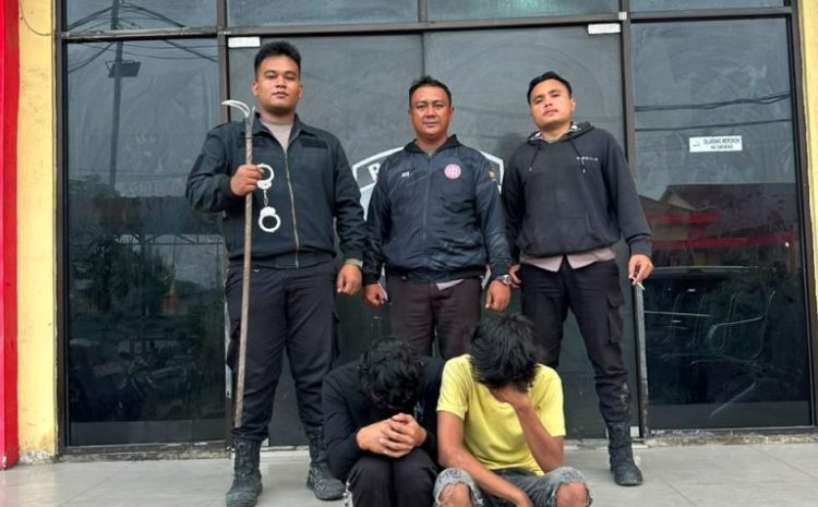  Tim Macan Polres Belawan Bubarkan Tawuran di Mabar, 2 Pemuda Diamankan Bawa Sajam dan Knuckle