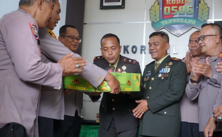  HUT ke-81 TNI, Tiga Polsek dan Koramil 02 Batuceper Perkuat Sinergi TNI-Polri