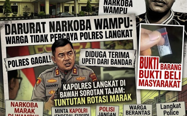  Peredaran Sabu Diduga Menjamur di Wampu Langkat, Isu “Kebal Hukum” Jadi Sorotan,Polres Didesak Bertindak