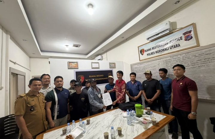  Mediasi di Polres Morowali Utara Berujung Damai, PT Genba Sepakati Pemberian Tali Asih kepada Petani Merica