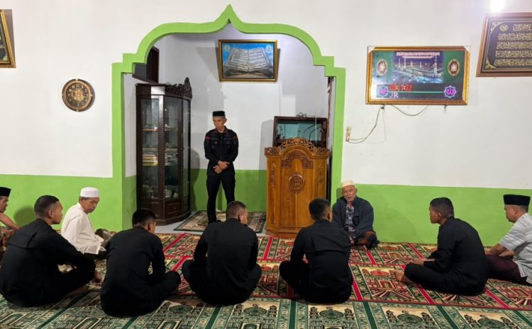  Menjangkau Pelosok, Brimob Sumut Hadir dengan Hati Melalui Subuh Keliling di Desa Marisi