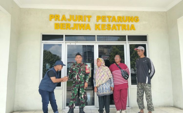  Hilang Selama Dua Hari,Babinsa Koramil 0201-13/PST Bantu Temukan Nenek Kembali Bersatu bersama Keluarganya