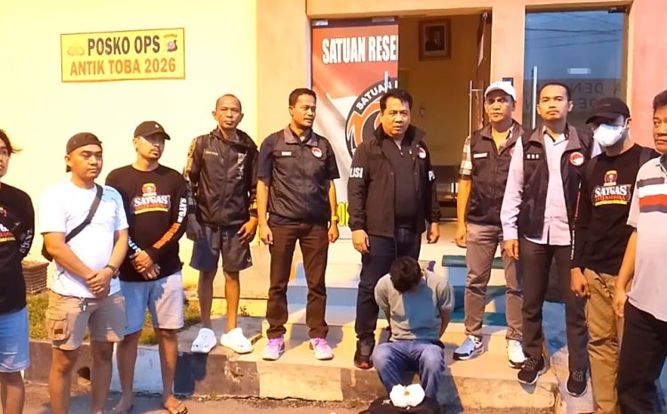  Satresnarkoba Polresta Deli Serdang Gagalkan Dugaan Peredaran 1 Kg Sabu,Seorang Pria Diamankan