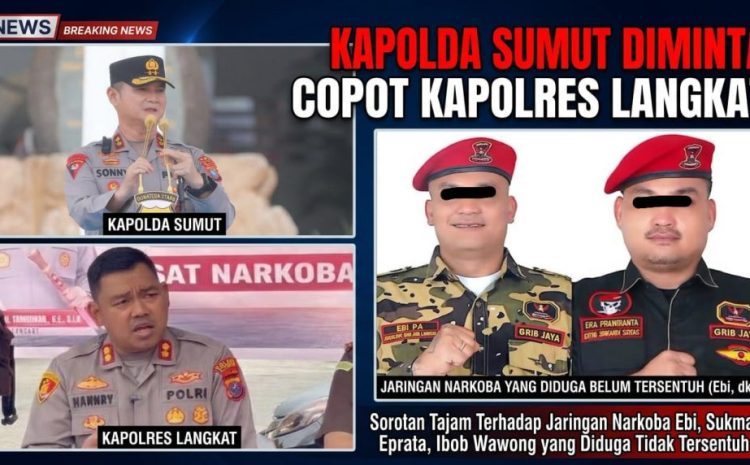  Peredaran Sabu di Langkat Disorot,Publik Desak Kapolda Sumut Evaluasi Kinerja Kapolres
