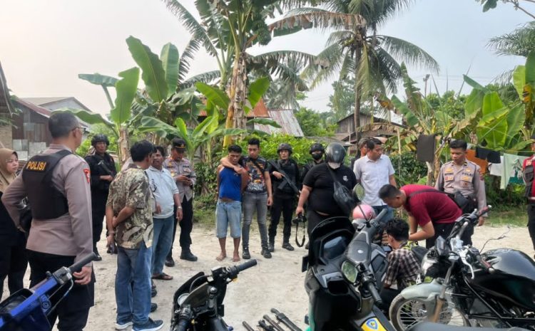  Gelar Operasi Sarang Narkoba Brimob Sumut Bersama Polres Tebing Tinggi, Amankan Dua Orang