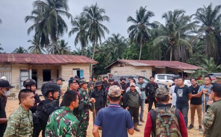  Brimob Sumut Bersama TNI dan Pihak Perusahaan Laksanakan Pengamanan dan Penertiban Lahan di Palas Utara