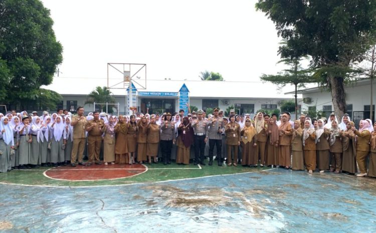  Kapolres Binjai Jadi Pembina Upacara di SMA Negeri 3, Ajak Pelajar Jauhi Tawuran dan Narkoba