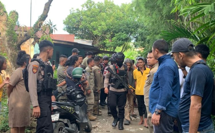 Ditresnarkoba Diback Up Sat Brimob Polda Sumut, Gerebek Sarang Narkoba di Medan 8 Orang Pria Diamankan