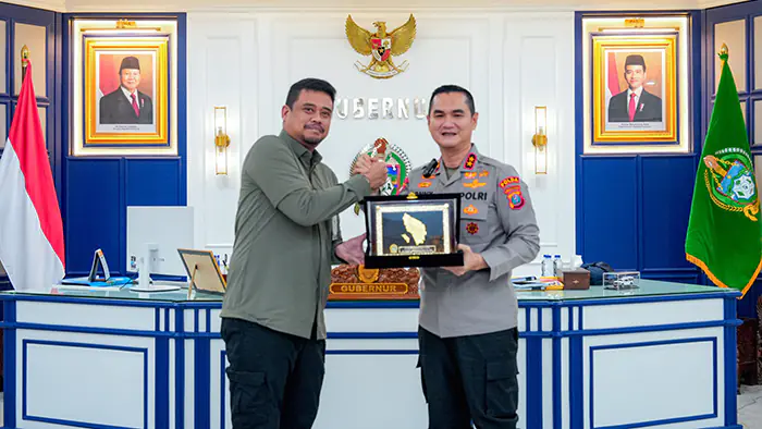  Kapolda Sumut Silaturahmi dengan Gubernur Perkuat Kolaborasi Jaga Kondusivitas Sumatera Utara
